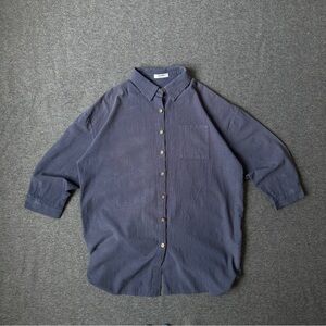 Men's Navy Button Down Shirt